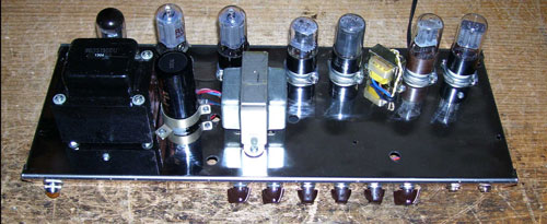 Guitar amp with octal tubes